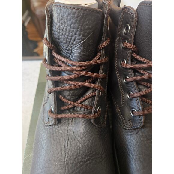 Original Muck Boot Chore Farm Leather Black Coffee Size 9.5
